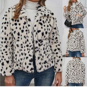 Fuzzy Dalmatian Coat